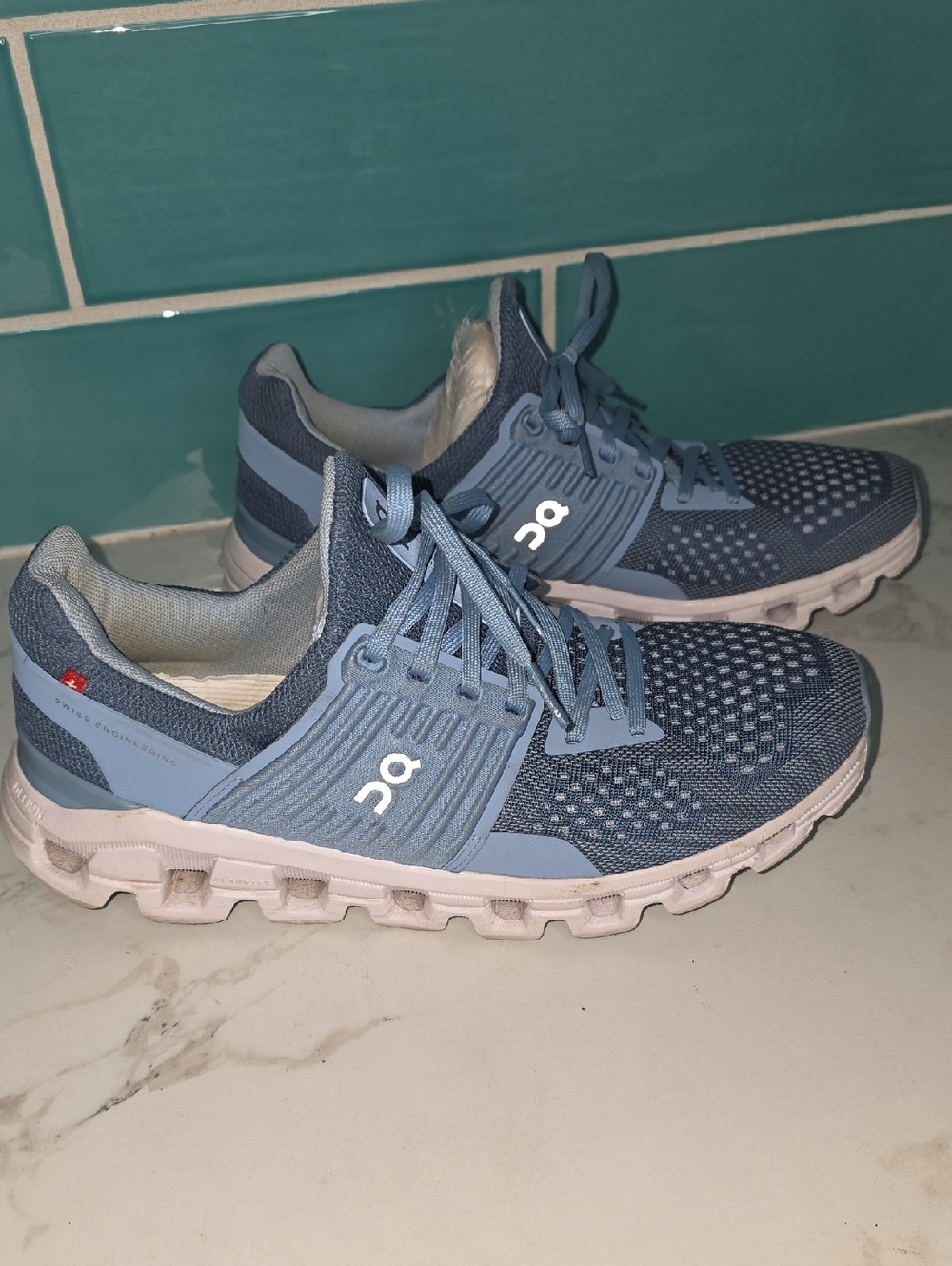 On Running Light "Sky" Blue Women's Sneakers  Size 8